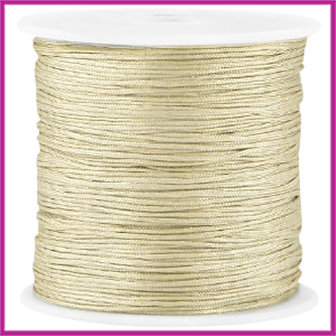 Macram&eacute; draad &Oslash;0,8mm Champagne beige 