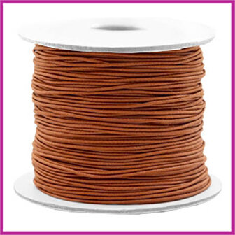 Gekleurd elastisch draad &Oslash;0,8mm per meter Copper brown