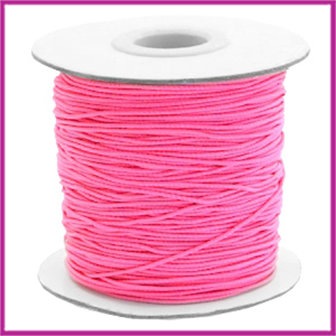 Gekleurd elastisch draad &Oslash;0,8mm per meter Hot pink