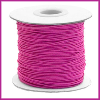 Gekleurd elastisch draad &Oslash;0,8mm per meter Cherry pink