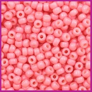 Miyuki rocailles 8/0 Duracoat opaque guava pink 4465