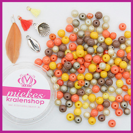 DIY pakketje mix Fancy oranje geel