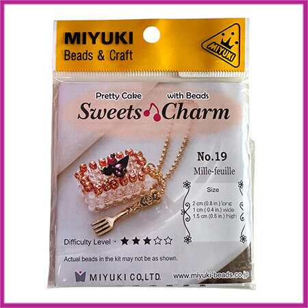 Miyuki Do It Yourself pakket millefeuille gebakje nr 19