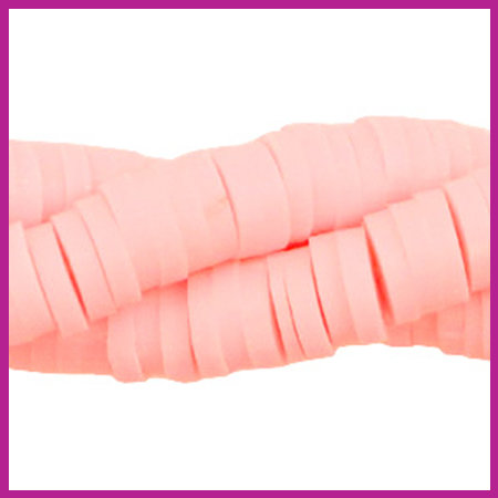 Katsuki kralen disc rond 6mm light seashell pink