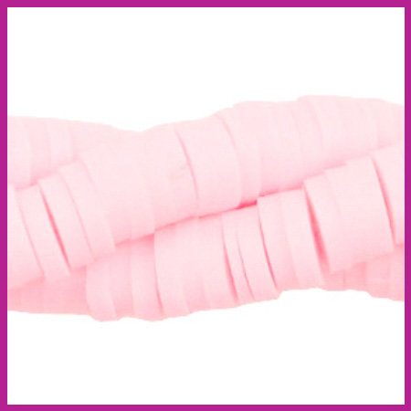 Katsuki kralen disc rond 6mm light pink