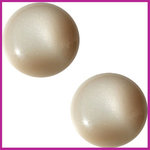 Polaris cabuchon 20mm centroperla Light brown