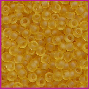 ToHo rocailles 8/0 Transparent Matte Light Topaz 