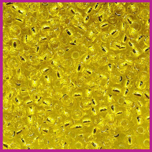 ToHo rocailles 8/0 Silver Lined Lemon