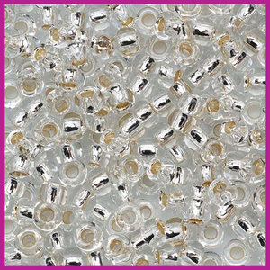 ToHo rocailles 11/0 Silver Lined Crystal