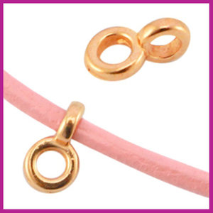 DQ metaal hanger / kraal met oog Ø2,2mm Rosegold