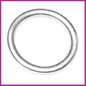 Metaal ring Ø2,5cm antiek zilver 