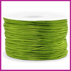 Satijnkoord Ø1,5 mm light olive green
