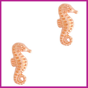 DQ metaal kraal zeepaardje Rosegold
