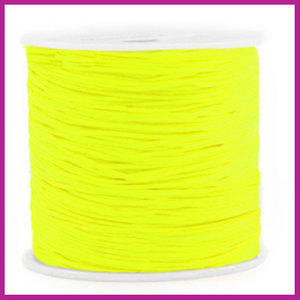 Macramé draad Ø0,8mm neon yellow