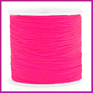 Macramé draad Ø0,8mm neon azalea pink