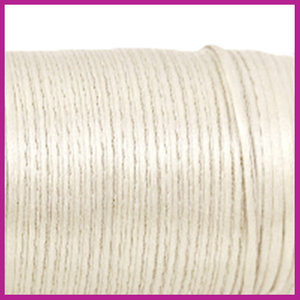 Satijnkoord Ø2,5 mm beige white
