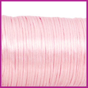 Satijnkoord Ø1,5 mm light rose