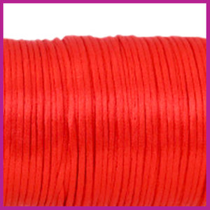 Satijnkoord Ø2,5 mm flame scarlet red