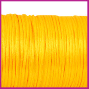 Satijnkoord Ø1,5 mm sunflower yellow