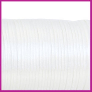 Satijnkoord Ø2,5 mm white