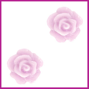 Roosje kraal 10mm lilac pink