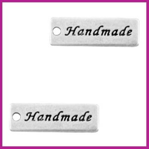 DQ metaal bedel "handmade" Antiek zilver