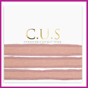 C.U.S sieraden lint shimmery quartz pink
