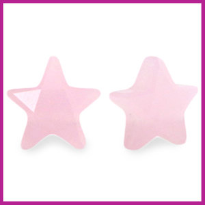 Fashion ster facet mini semi transparant azalea pink