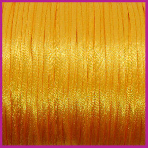 Satijnkoord Ø2 mm okergeel