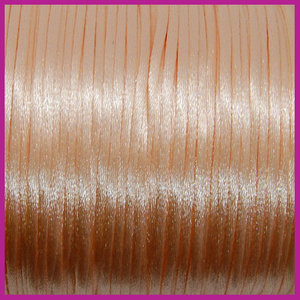 Satijnkoord Ø2 mm perzik