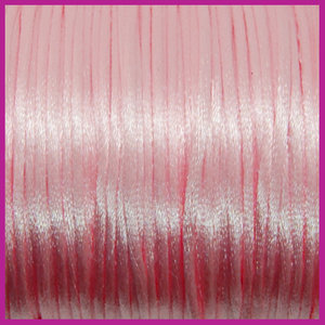 Satijnkoord Ø2 mm licht roze