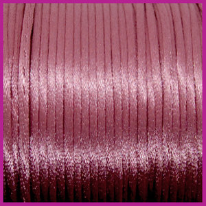 Satijnkoord Ø2 mm roze mauve