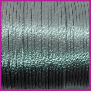 Satijnkoord Ø2 mm nijlbauw