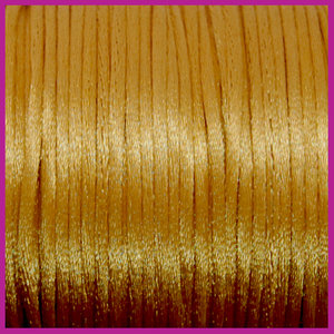 Satijnkoord Ø2 mm goud