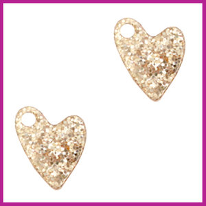 Plexx bedel heart glitter rose peach