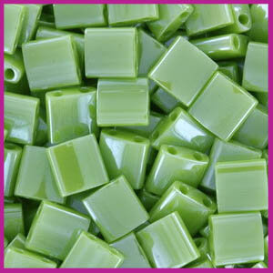 Miyuki TILA opaque luster chartreuse 439