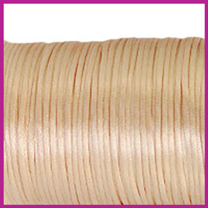 Satijnkoord Ø2,5 mm champagne beige
