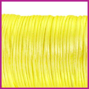 Satijnkoord Ø1,5 mm yellow