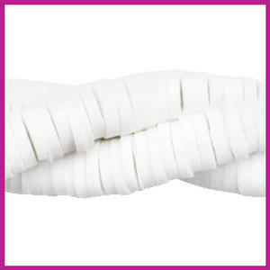 Katsuki kralen disc rond 6mm white