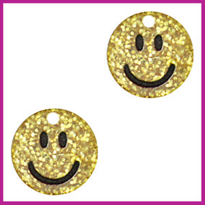 Plexx bedel smiley gold glitter