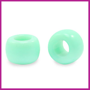Acryl kraal rondel 9mm soft green