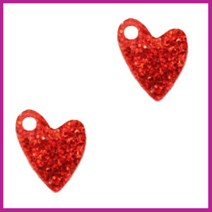 Plexx bedel heart glitter ruby red