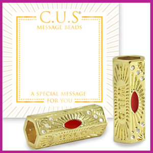 C.U.S sieraden message bead "wild"