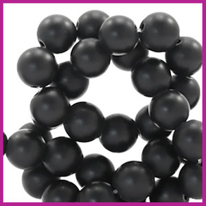 Black Stone matt rond Ø8mm