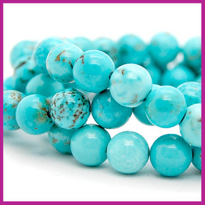 Chinees Turkoois rond Ø6mm