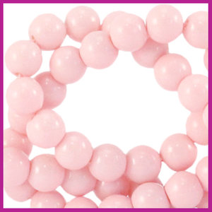 Glaskraal opaque Ø4mm blossom pink