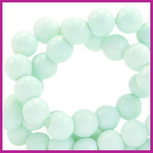 Glaskraal opaque Ø4mm soothing sea blue