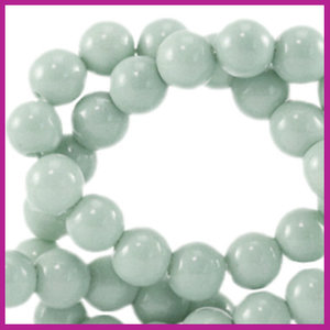 Glaskraal opaque Ø4mm pagoda blue