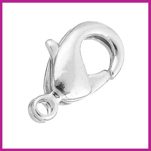 Karabijnslot 10mm Zilver