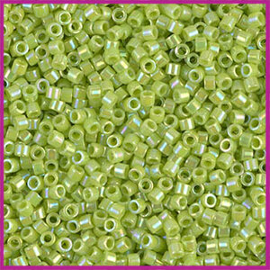 Miyuki Delica 11/0 Opaque AB chartreuse 169
